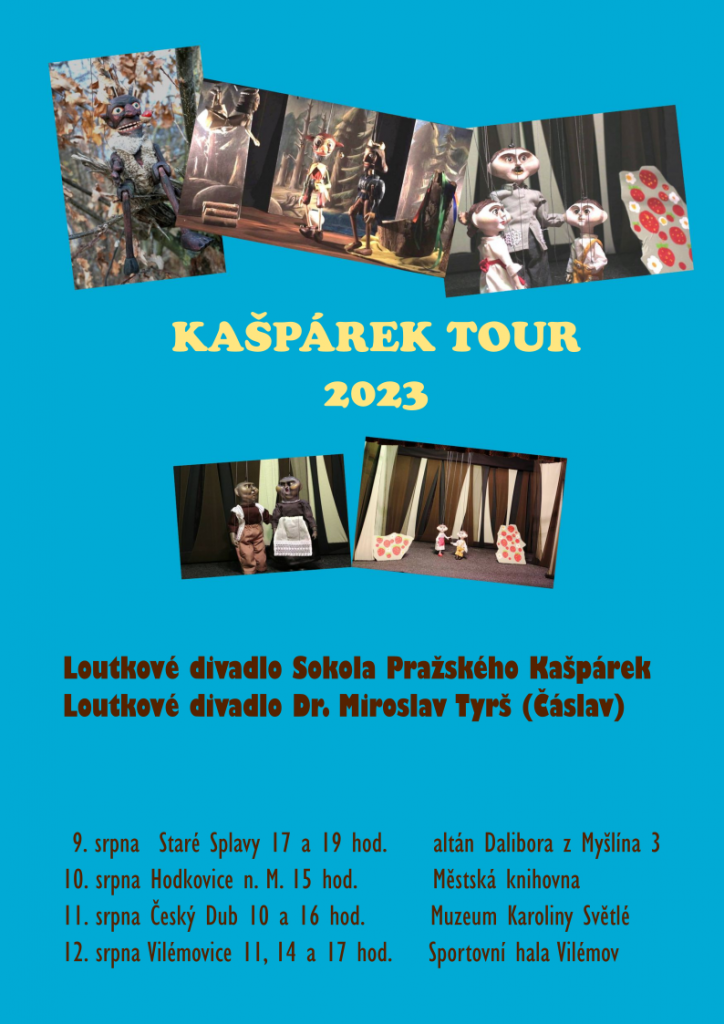 Kašpárek Tour 2023 - poster